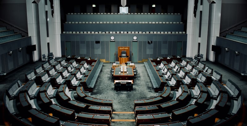 Government building with columns